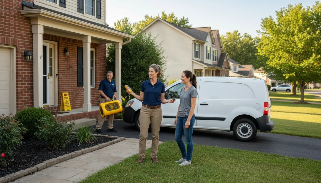Water restoration image for Mold Remediation in Clarksville, VA